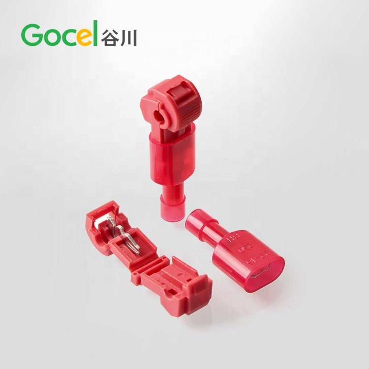 120pcs Quick Splice Wire Terminals T-Tap Kit Male Spade Wire Connectors quick splice cable connectors