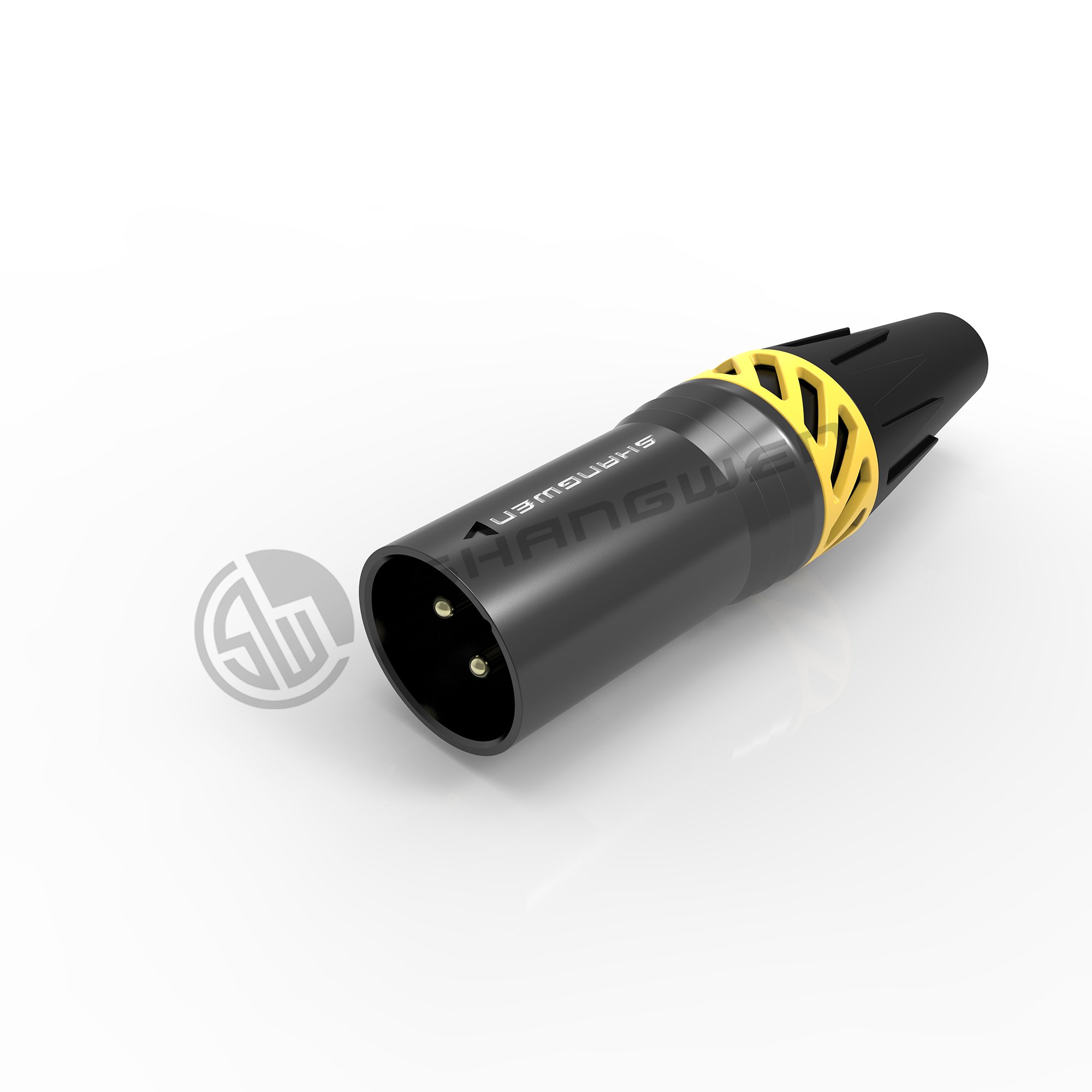 Factory Custom Logo Outdoor Waterproof 3 Pin XLR Male Connector For Audio