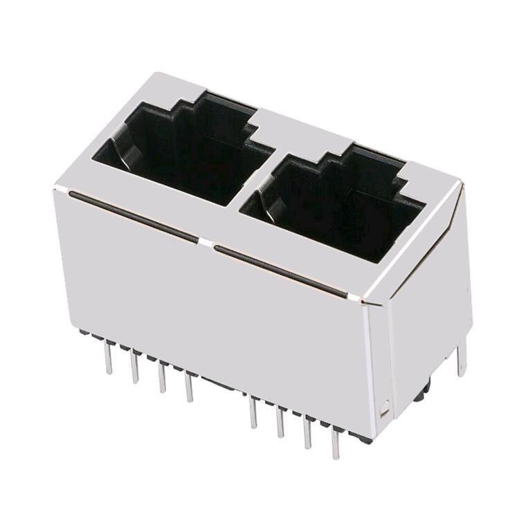 E5288-32C142-L Pulse FastJack 8P8C Vertical 1x4 Shielded RJ45 Ethernet Connectors