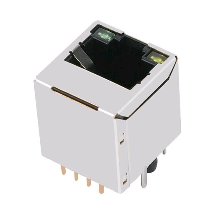E5288-32C142-L Pulse FastJack 8P8C Vertical 1x4 Shielded RJ45 Ethernet Connectors