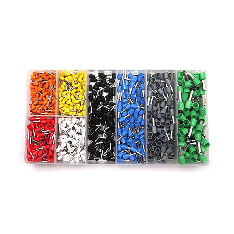 Ferrules kit set Wire Copper Crimp Connector Insulated Cord Pin End Terminal