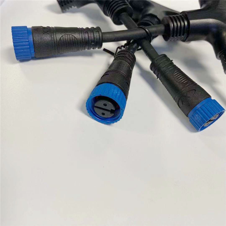 Ip67 Ip68 M15 2pin 3pin 4pin 5pin 22awg 24awg Custom Outdoor Light Led Waterproof Connector Extension Cable