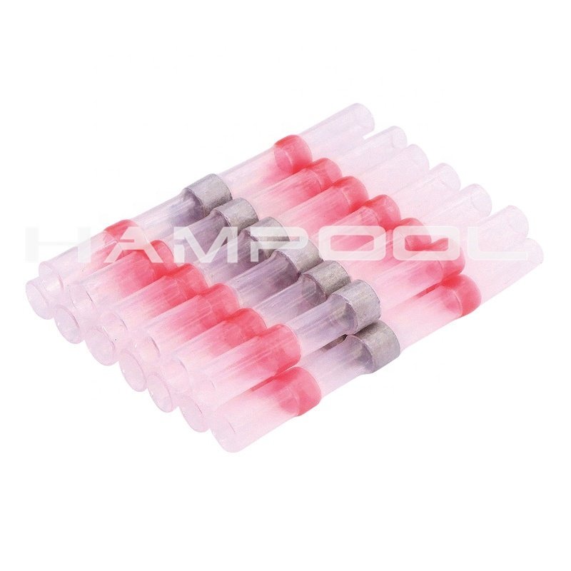 Hampool Wholesale Different Sizes Automobile Heat Shrink Butt Connectors