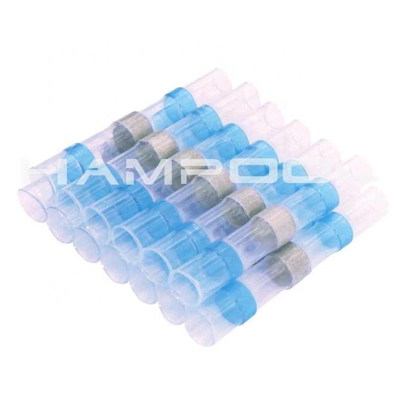 Hampool Wholesale Different Sizes Automobile Heat Shrink Butt Connectors