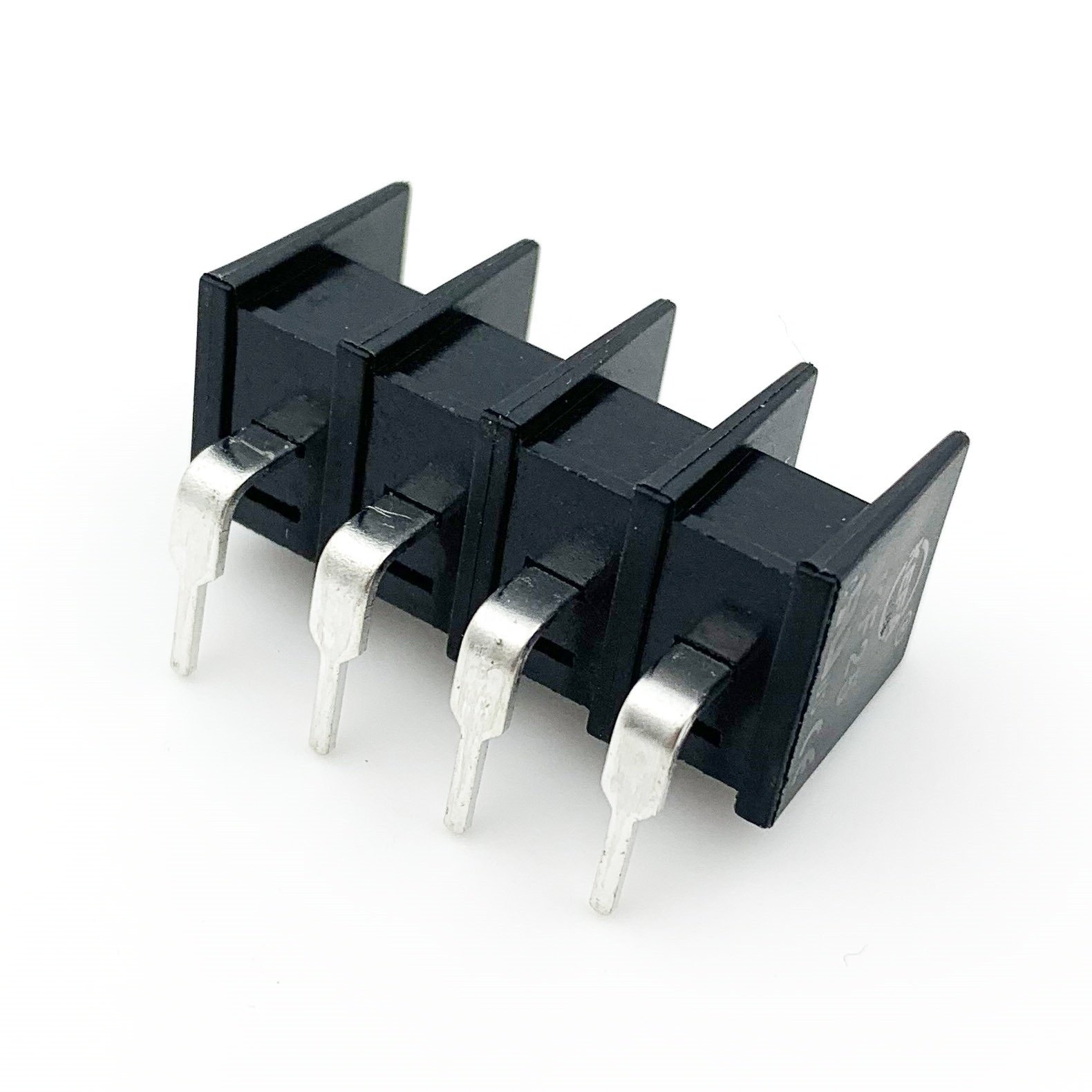 KF25R-7.62 barrier terminal block pcb connector black color right angle 90 degree terminal block