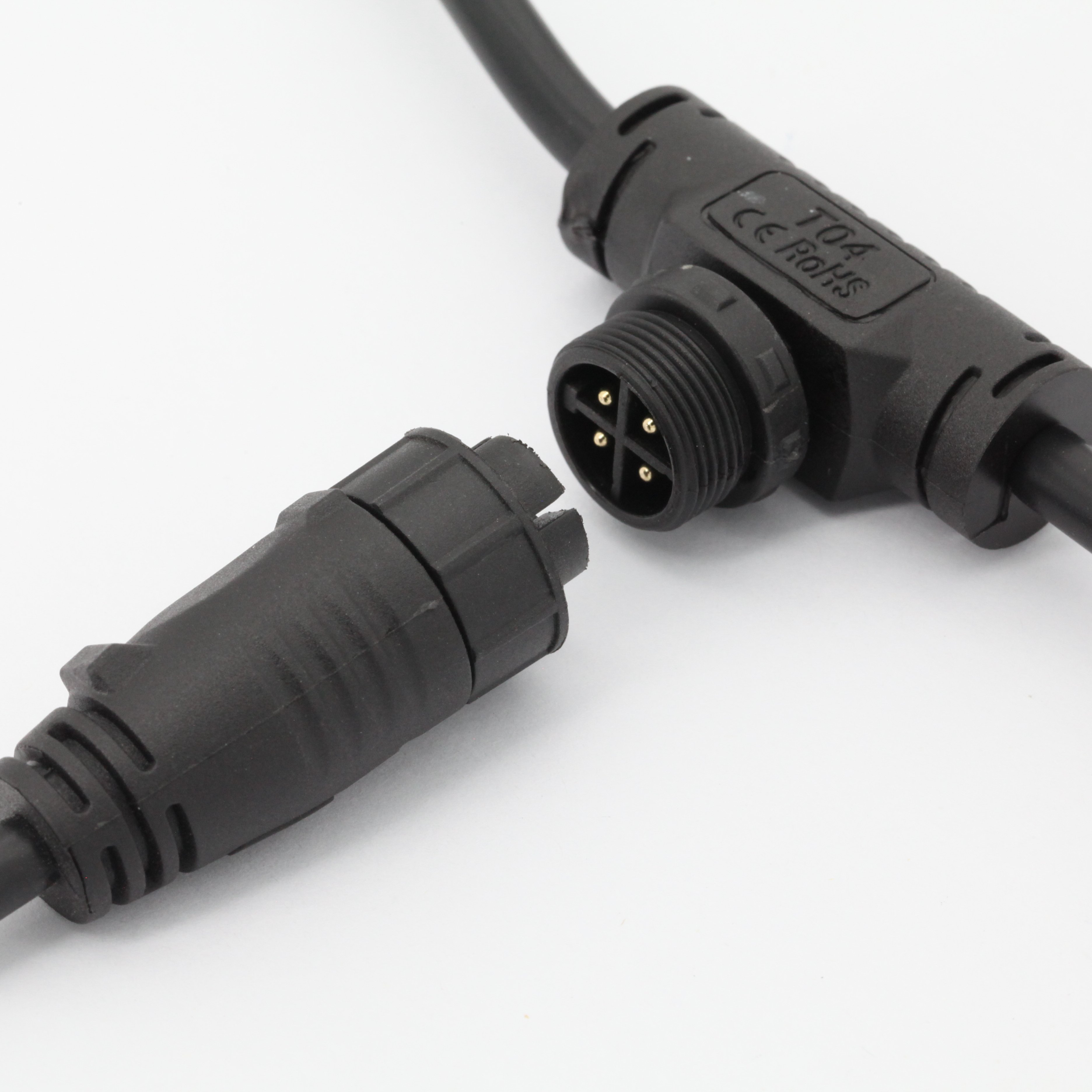 Customize IP67 IP68 waterproof M12 M16 M20 M23 M25 M26 RJ45 T Type Y type F Type 1 2 3 4 5 6 8 12pin waterproof connector