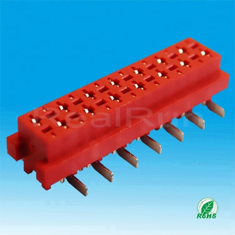 6 Pin Red IDC Connector Flat Cable