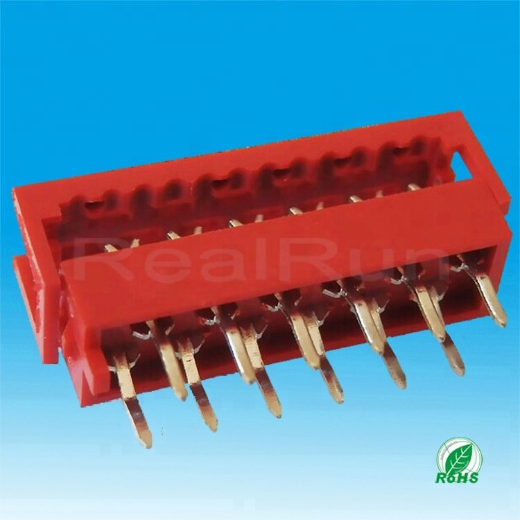 6 Pin Red IDC Connector Flat Cable