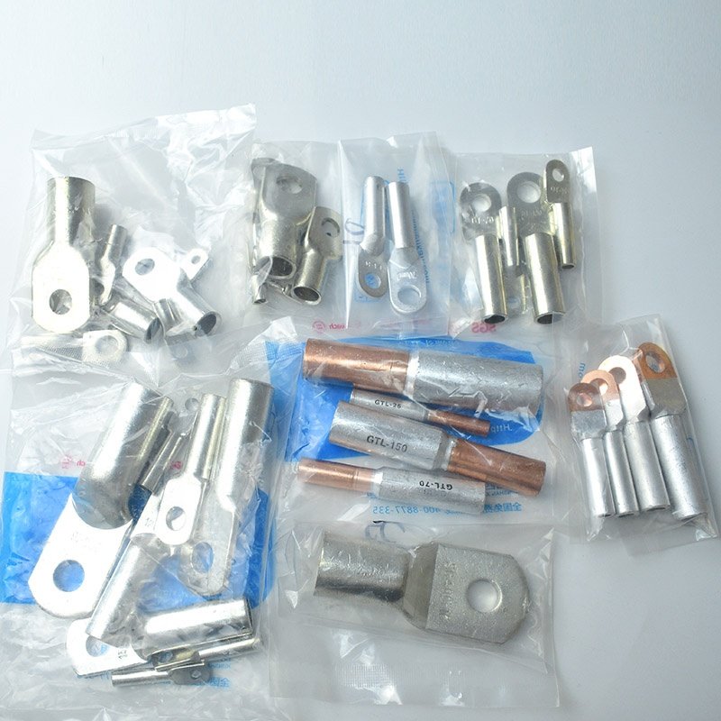 QWT 16mm 35mm 300mm2 factory price battery cable lug copper aluminum soldering connector crimp eyelet ring terminal