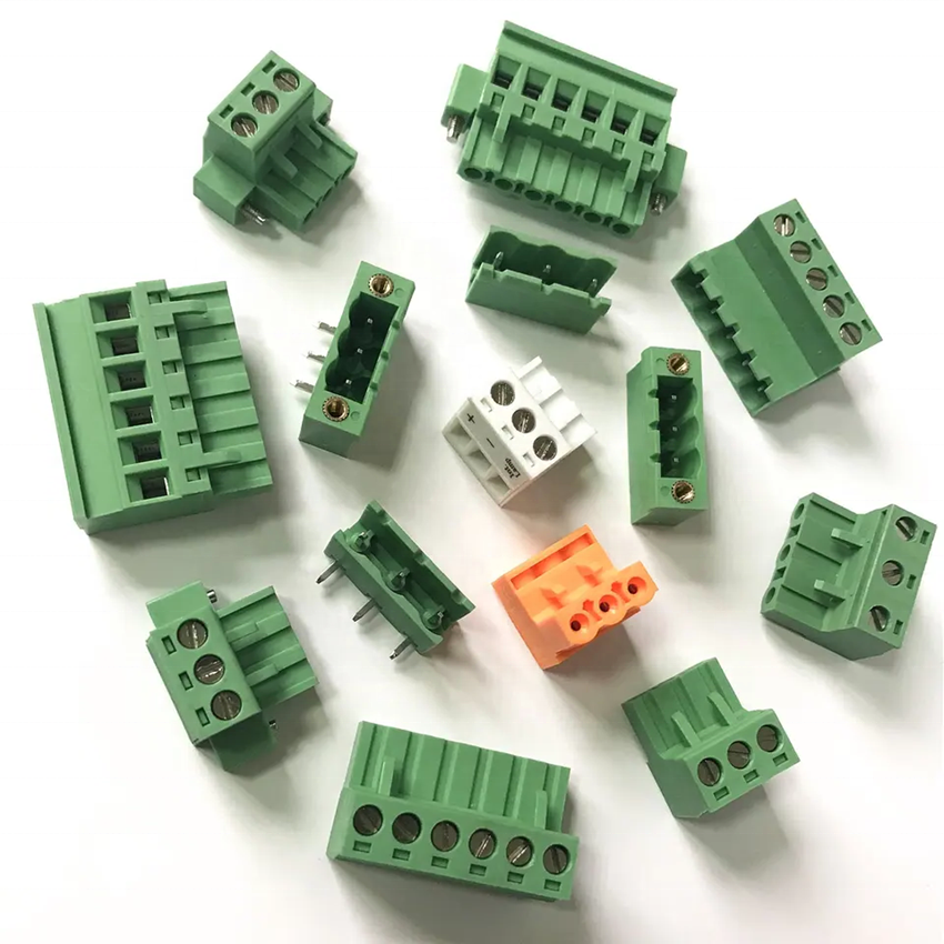 Pitch 3.5/3.81 mm Pluggable terminal block PCB connector 15EDGVC-3.5 15EDGRC-3.81