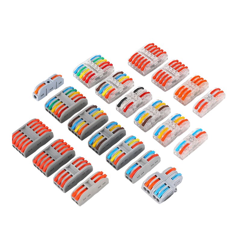 Type 2 In 4 Out Wire Splitter Quick connection terminal MINI SPL-42 min compact lever Wire Connector