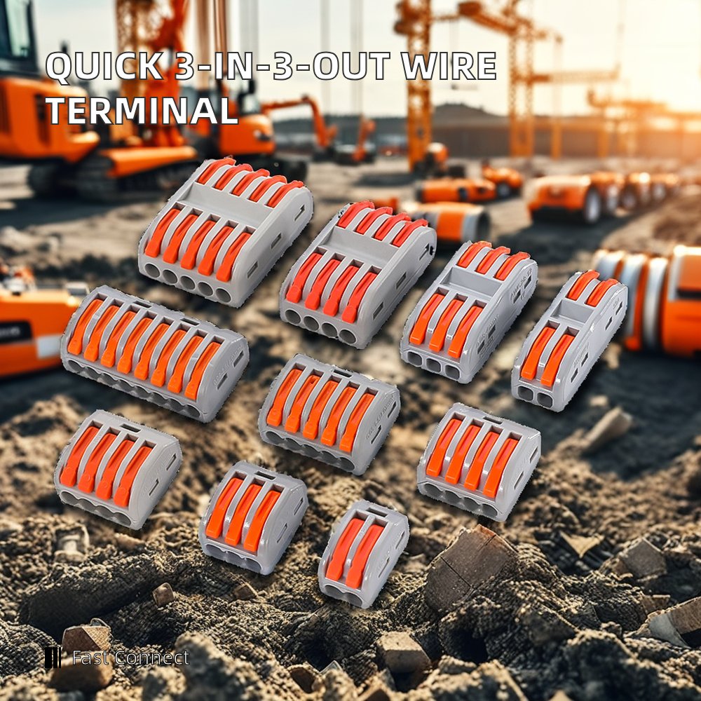 Type 2 In 4 Out Wire Splitter Quick connection terminal MINI SPL-42 min compact lever Wire Connector