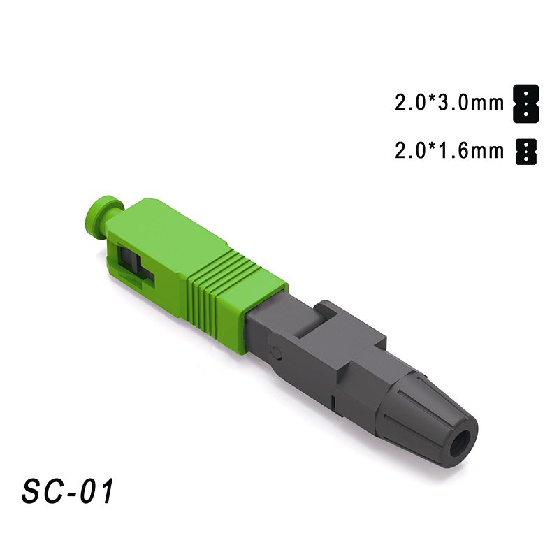 FTTH FTTR connector 2.0*3.0 Screw SC250P-LW On site assembly of mechanical fiber optic quick connectors fast connectors