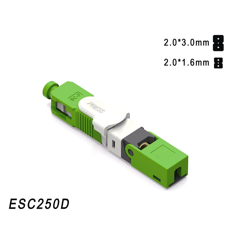 FTTH FTTR connector 2.0*3.0 Screw SC250P-LW On site assembly of mechanical fiber optic quick connectors fast connectors