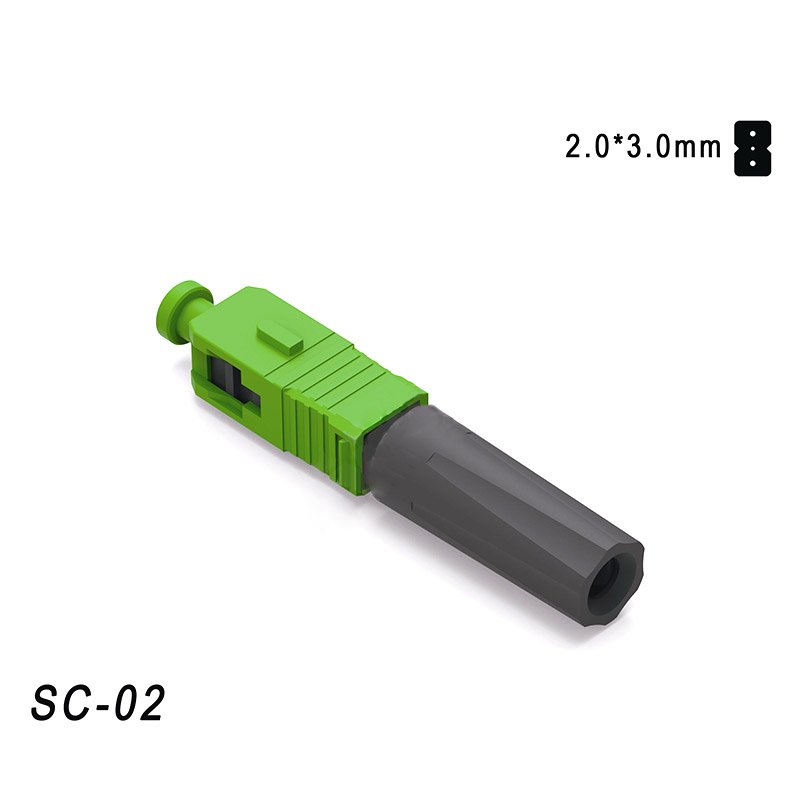 FTTH FTTR connector 2.0*3.0 Screw SC250P-LW On site assembly of mechanical fiber optic quick connectors fast connectors