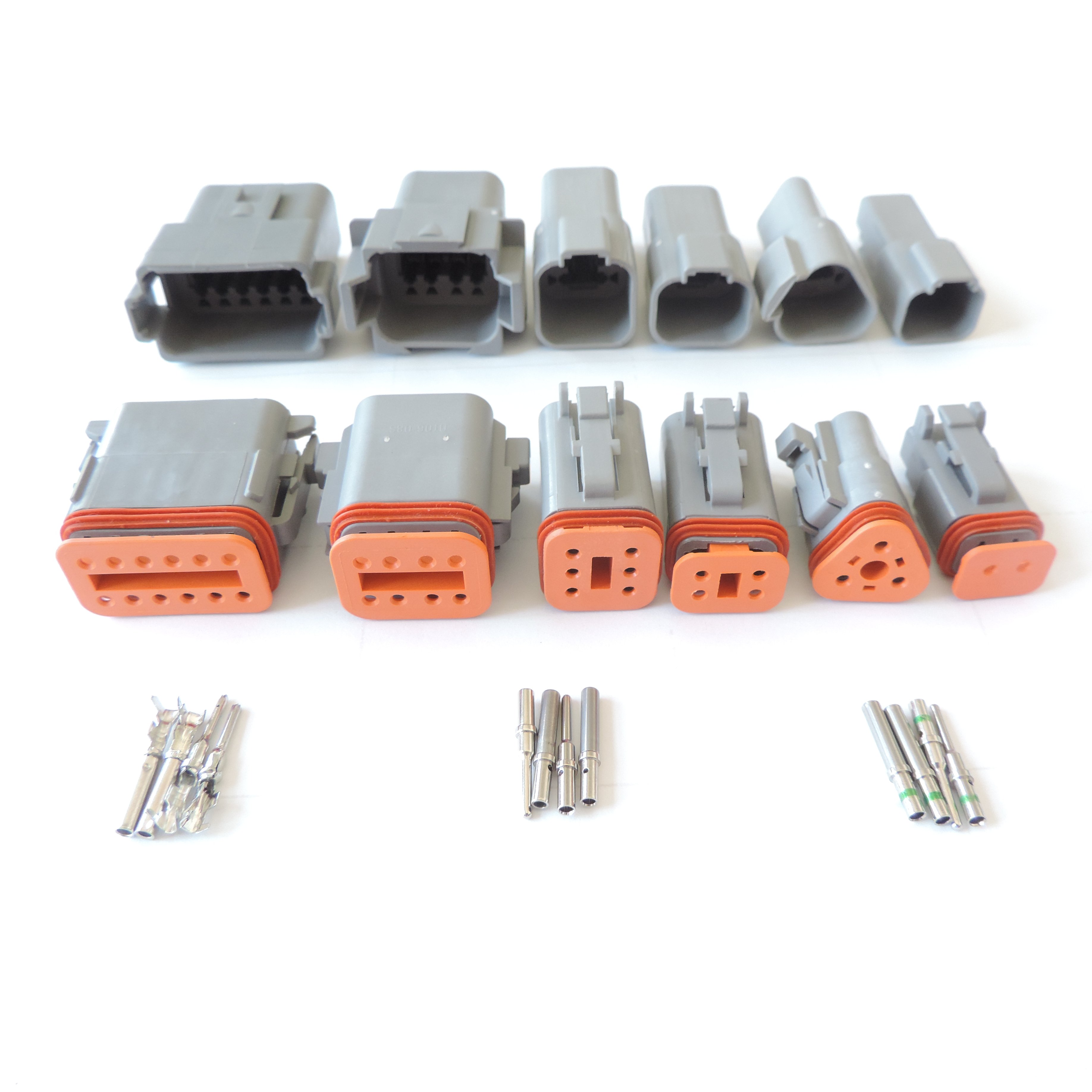 Deutsch DT connector DT04-12P-L012/DT06-12S 2P 3P 4P 6P 8P 12P waterproof electrical connector for car motor with pins 22-16AWG