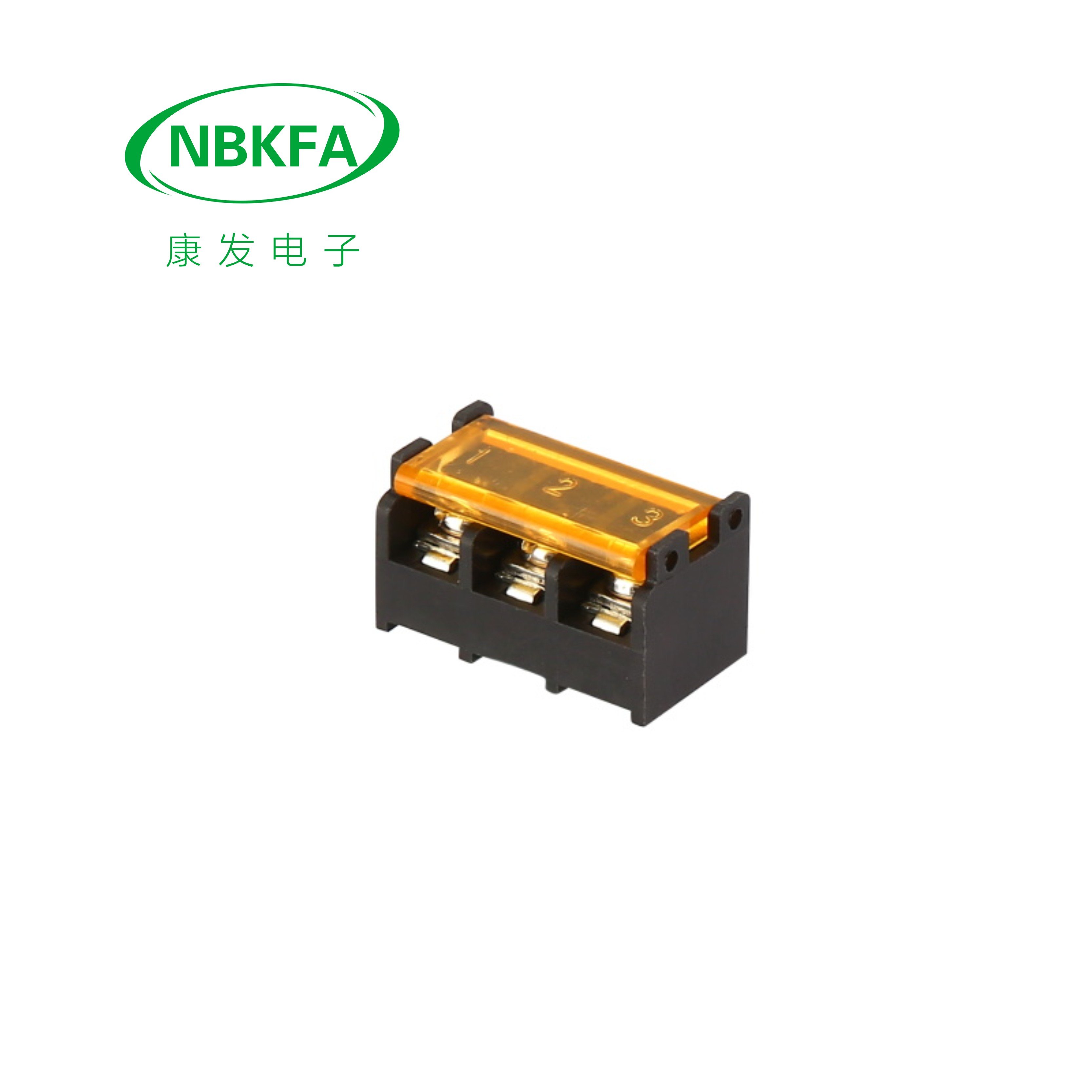 Hot Style BlacK Connector Block HB9500G-9.5MM pitch 300v 30a Barrier Terminal Block Covered terminal