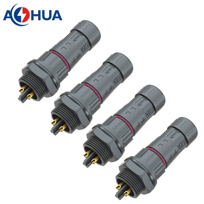 Panel Mount 15A 1.5mm 3 Pin Power Wire Harness Assembly Waterproof Male Female Cable Connector