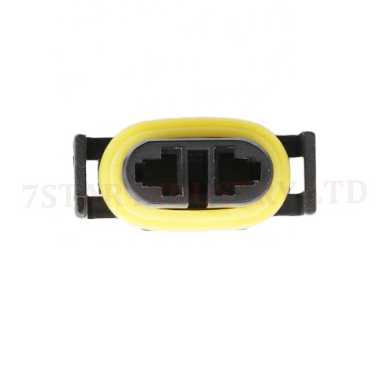 auto 2 pin H8 H9 880 H11 fog light xenon lamp plug connector 12124819 with terminals DJ7028Y-2.8-21