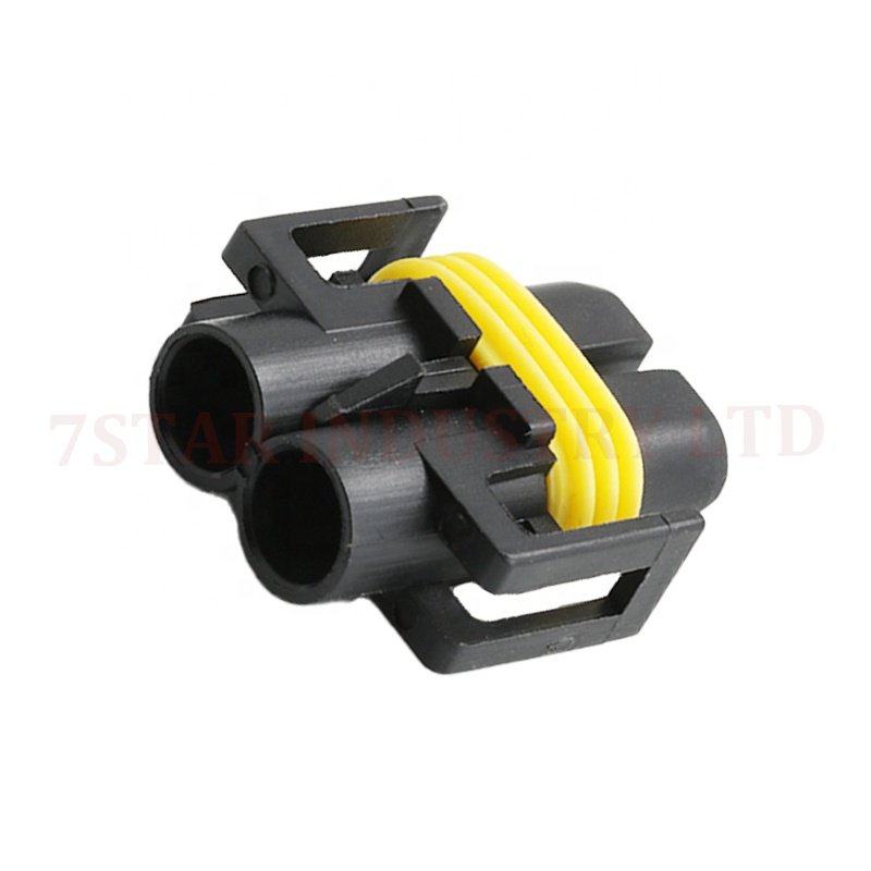 auto 2 pin H8 H9 880 H11 fog light xenon lamp plug connector 12124819 with terminals DJ7028Y-2.8-21