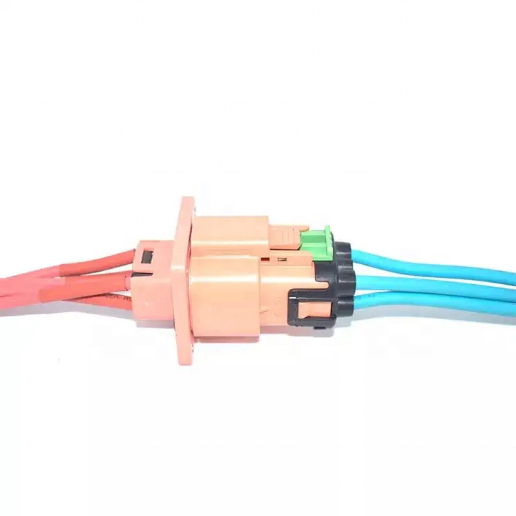 32a 4pin Cabinet New Energy Photovoltaic Through The Wall Plug And Socket Energy Storage Lithium Battery Connector