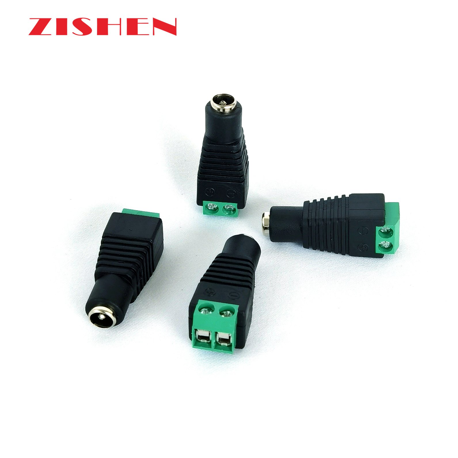 5.5*2.1Mm CCTV DC Male Power Jack Connecter AC DC Power Jack Adapter CCTV Female Power BNC Connector