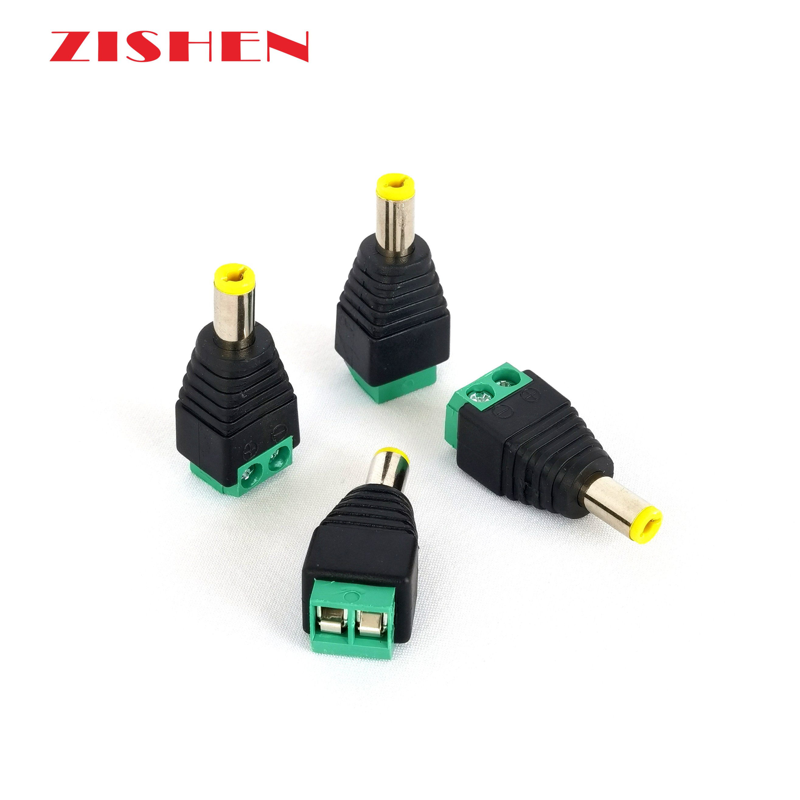 5.5*2.1Mm CCTV DC Male Power Jack Connecter AC DC Power Jack Adapter CCTV Female Power BNC Connector