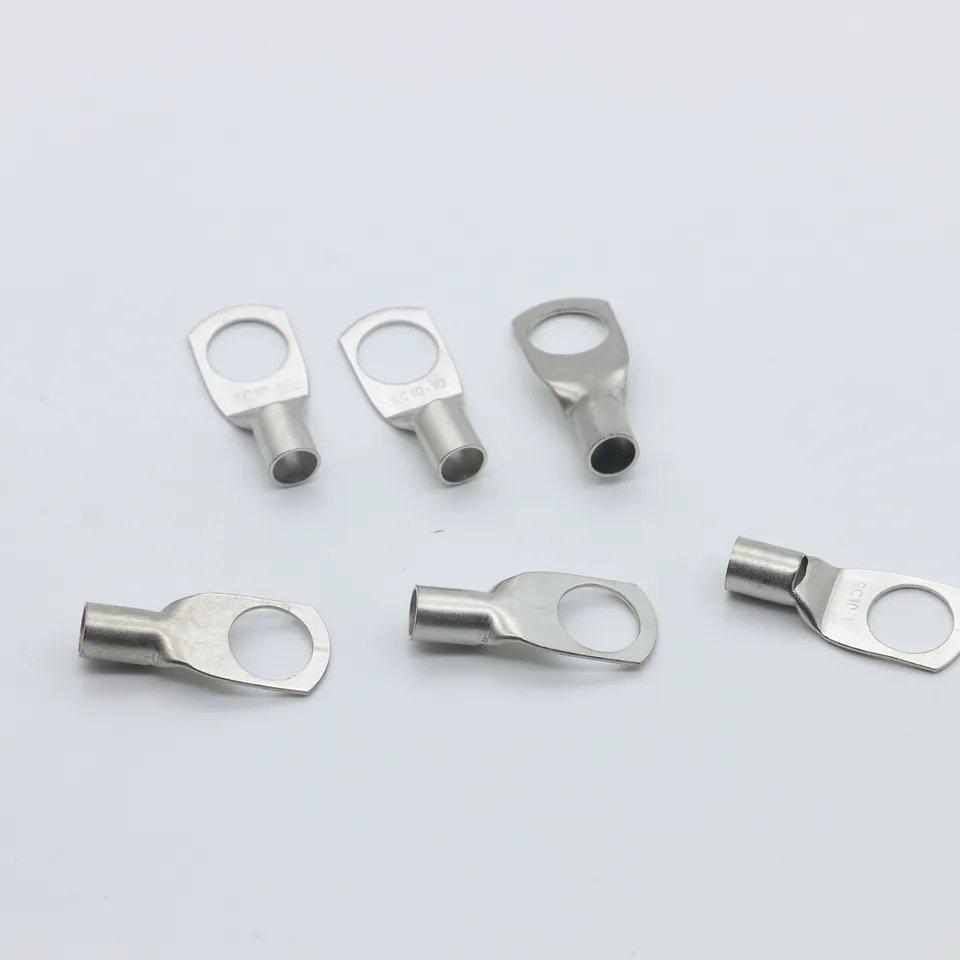 Copper tube SC automobile terminal non-insulated cable lug connector automobile terminal