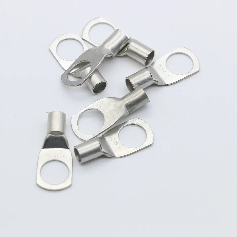Copper tube SC automobile terminal non-insulated cable lug connector automobile terminal