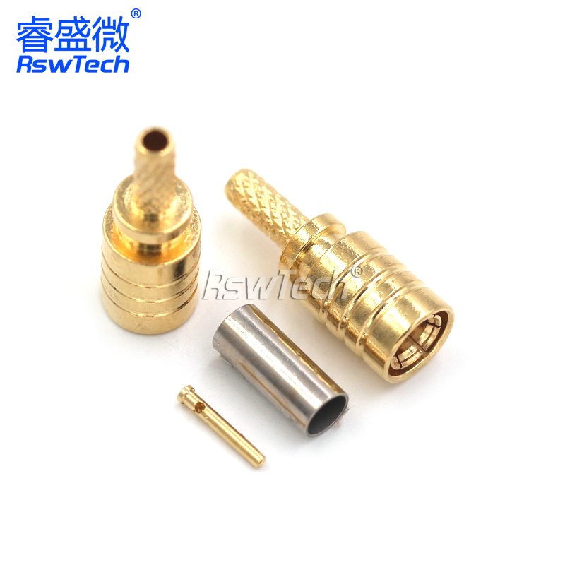 SMB-K-1.5 straight female inner hole Extension Waterproof Dc Jack 5.5mm banana plug 6 pin Connector