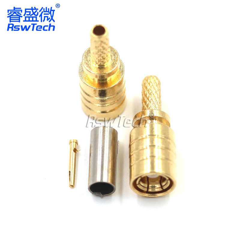 SMB-K-1.5 straight female inner hole Extension Waterproof Dc Jack 5.5mm banana plug 6 pin Connector