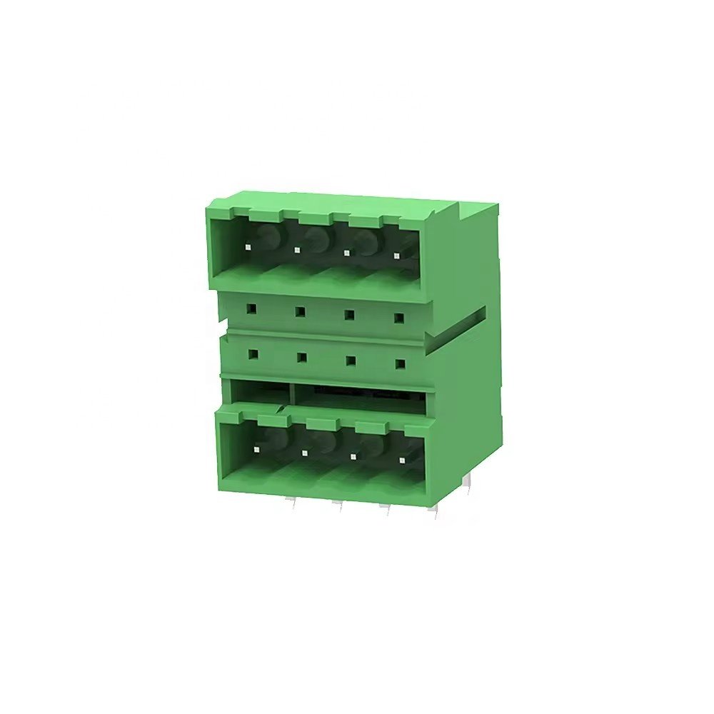 PCB pin header 90 degree right angel terminal blocks male female two rows Phoenix plug in terminal blocks connector DEGSON