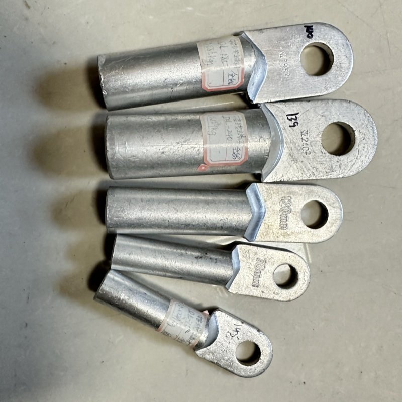 Aluminium connecting terminals types terminal connector bimetal lugs DL type electric power line mechanical aluminium terminal