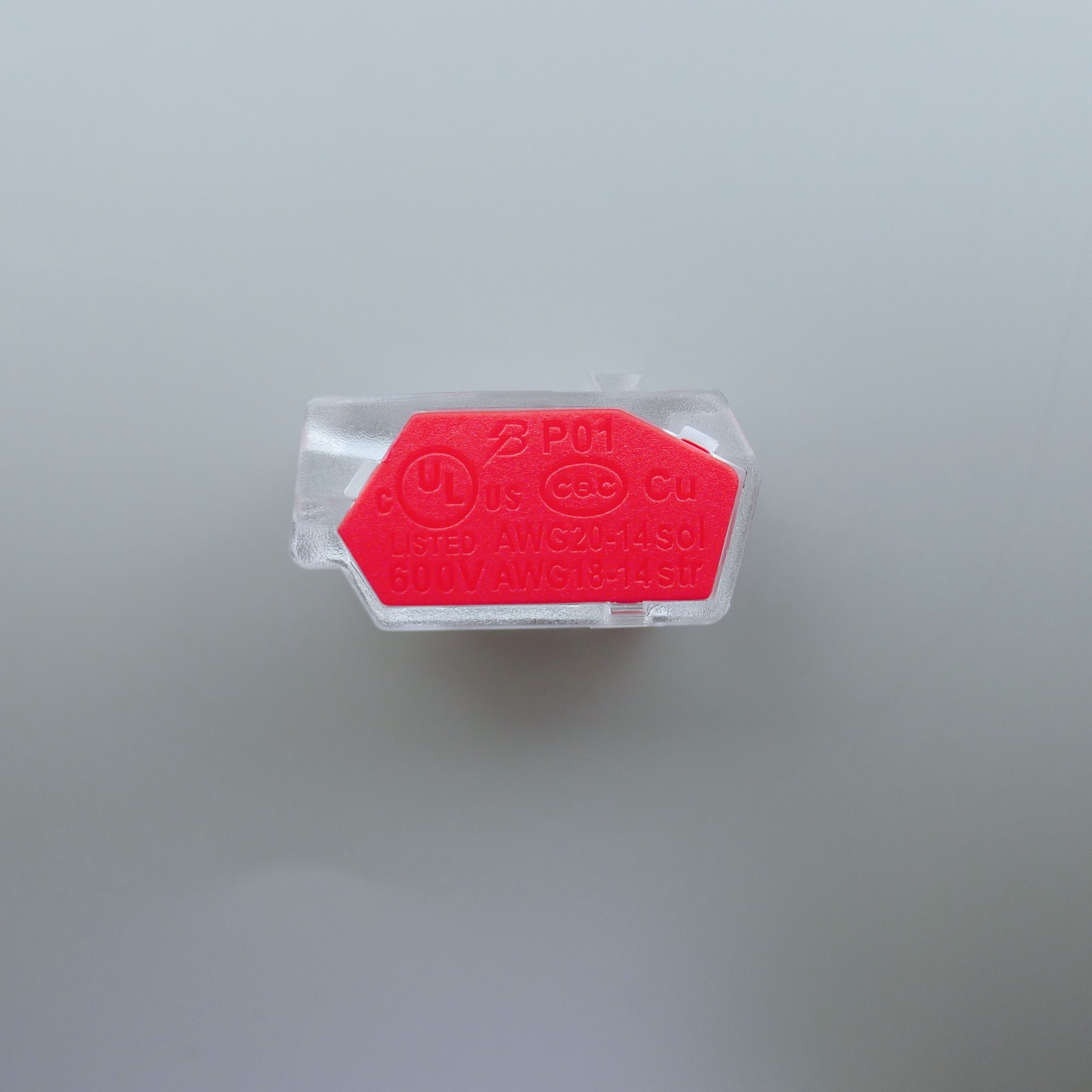 BELEKS 2 Ways Screwless Unipole Push in Installation and Lighting Wire Connector Terminal Block Power Connector
