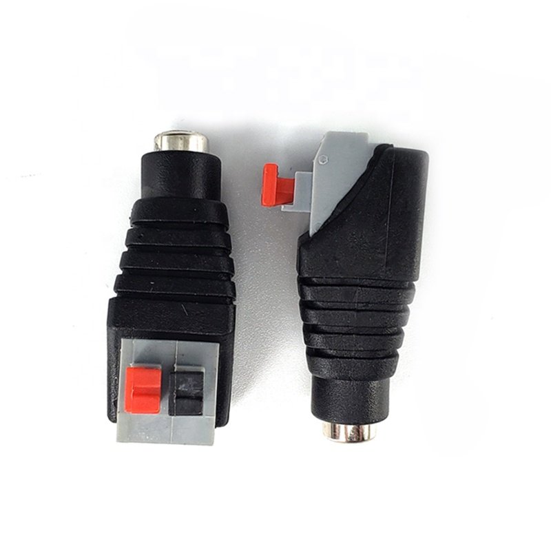 Factory price DC power supply push connector female 5.5*2.1mm