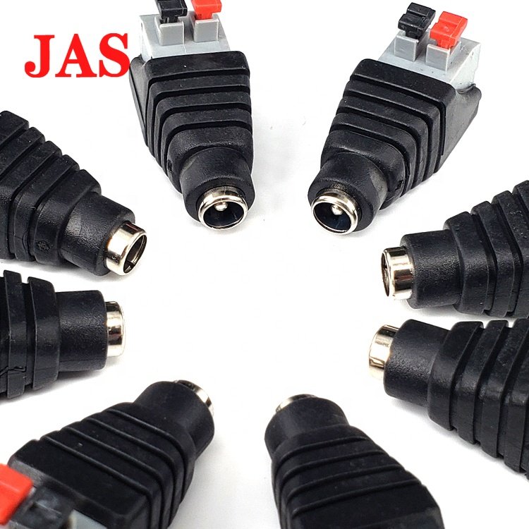 Factory price DC power supply push connector female 5.5*2.1mm