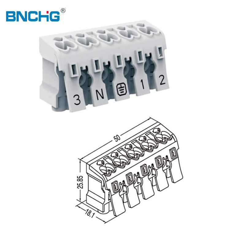 Ukraine hot 923 3 pin spring speaker terminal connector with ea rth grounding