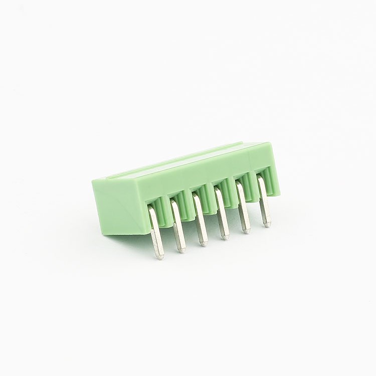 factory selling plug connector push terminal block brasstin plated connector