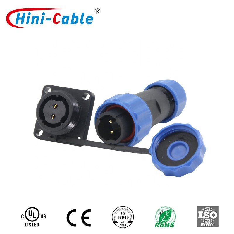 Weipu SD16 Series 2 3 4 5 6 7 9 Pin Circular Connector Waterproof SD Series Terminals Brass Contact Material Straight 4/5/6-Pin