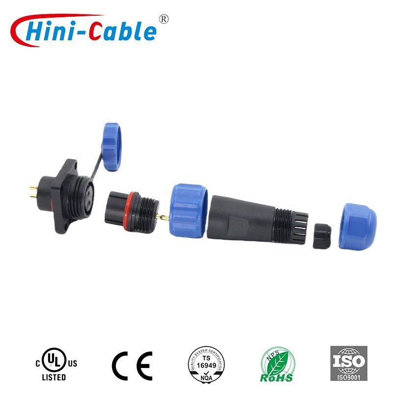 Weipu SD16 Series 2 3 4 5 6 7 9 Pin Circular Connector Waterproof SD Series Terminals Brass Contact Material Straight 4/5/6-Pin