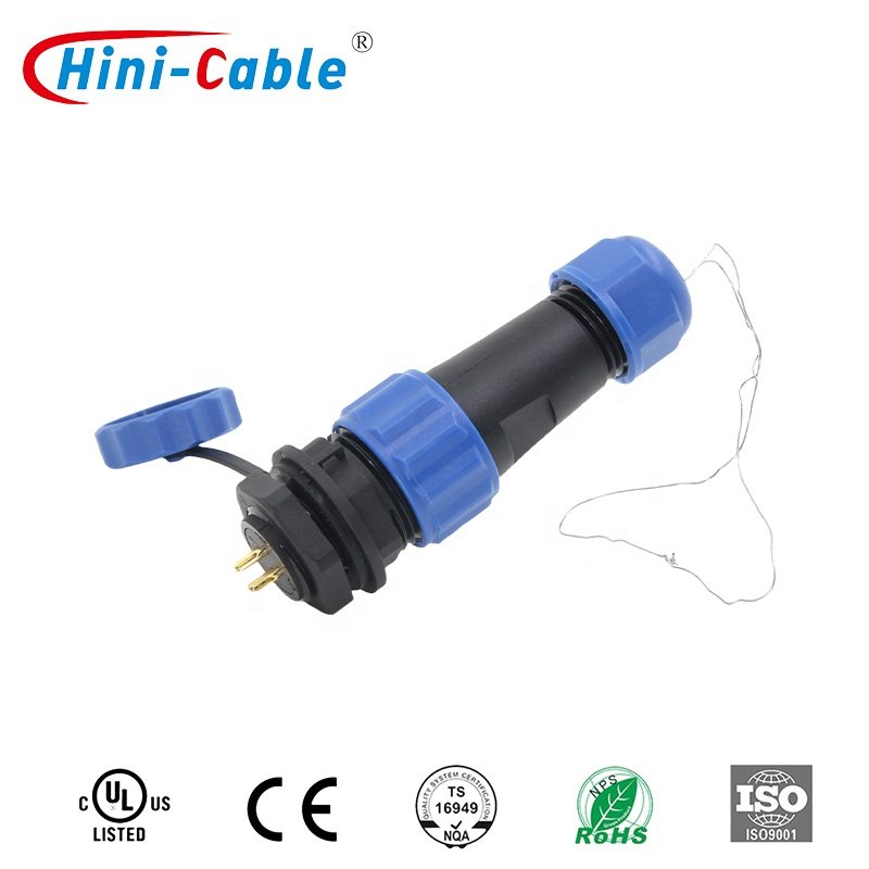 Weipu SD16 Series 2 3 4 5 6 7 9 Pin Circular Connector Waterproof SD Series Terminals Brass Contact Material Straight 4/5/6-Pin