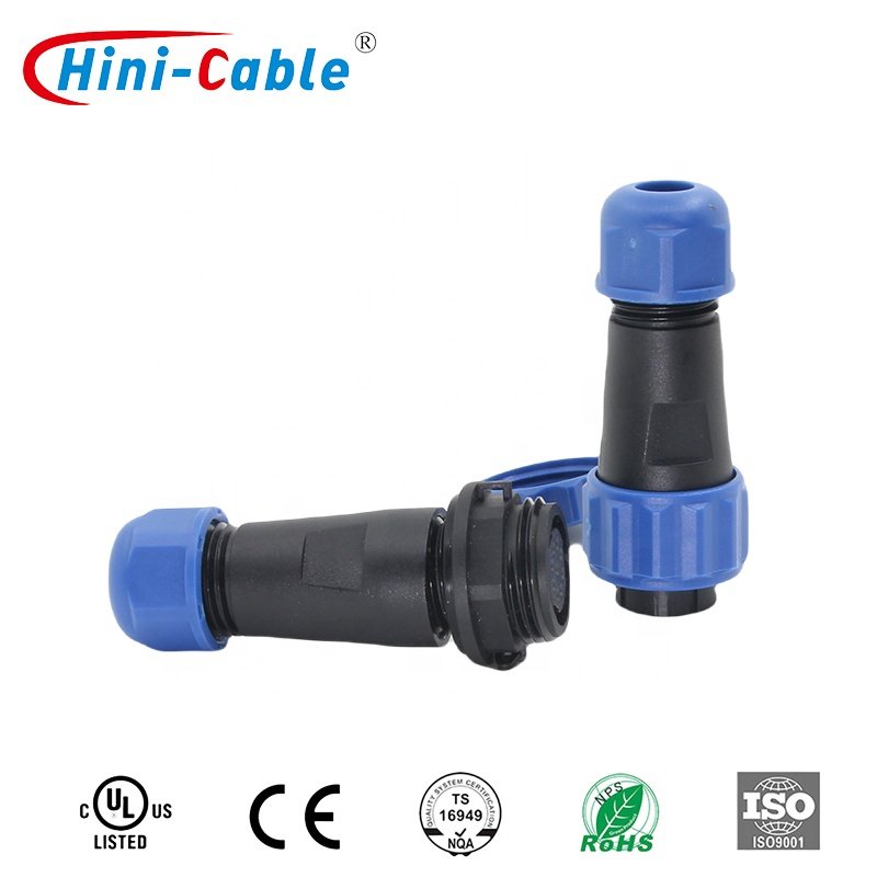 Weipu SD16 Series 2 3 4 5 6 7 9 Pin Circular Connector Waterproof SD Series Terminals Brass Contact Material Straight 4/5/6-Pin