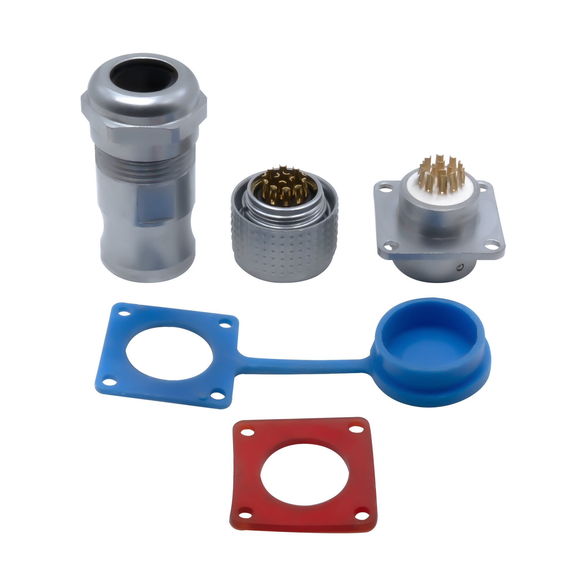 High quality IP67 waterproof XSP18 series 6-8 pin square socket aviation plug electrical connector
