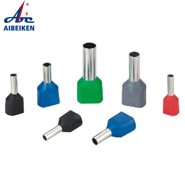 Insulated Twin Cord End Terminals Tubular Electrics Connector Terminals Crewel Tube Pre-Insulating Terminal
