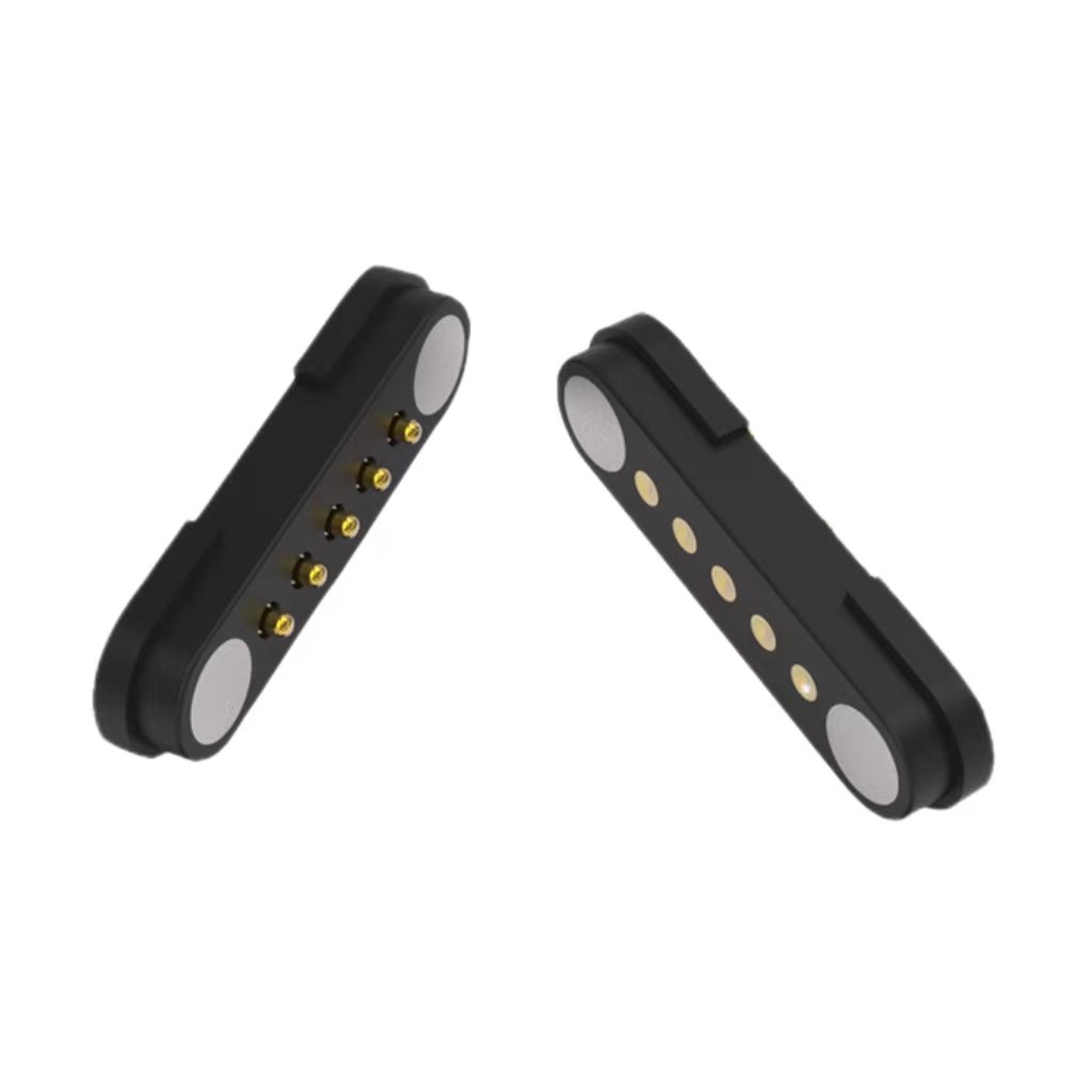 factory specialized customized 5p electrical connector spring loaded pogo pin magnetic connectors