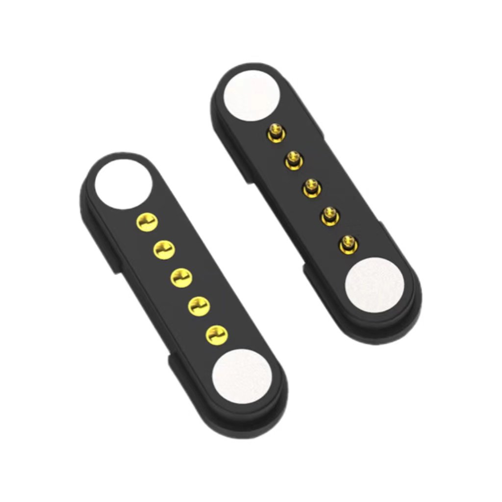 factory specialized customized 5p electrical connector spring loaded pogo pin magnetic connectors