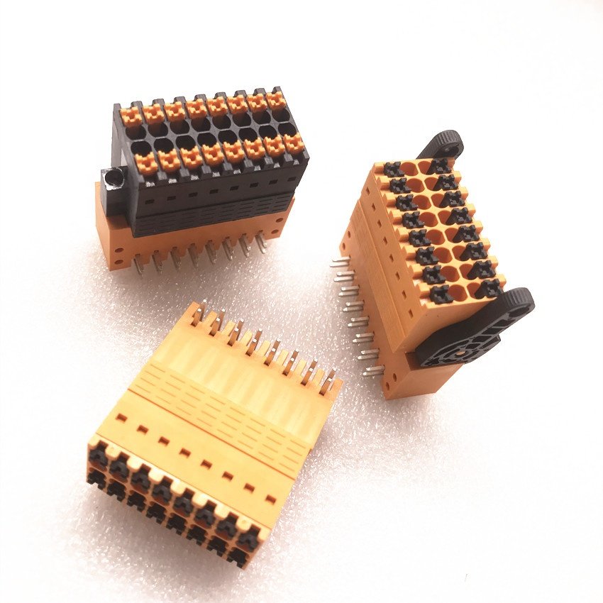 15EDGKNHBG-3.5mm pitch pcb wire terminal blocks with self-locking ears