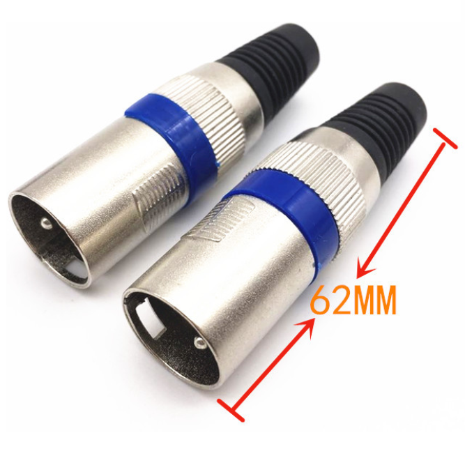 BEIXONN XLR plug jack male or female connector 3pins connector