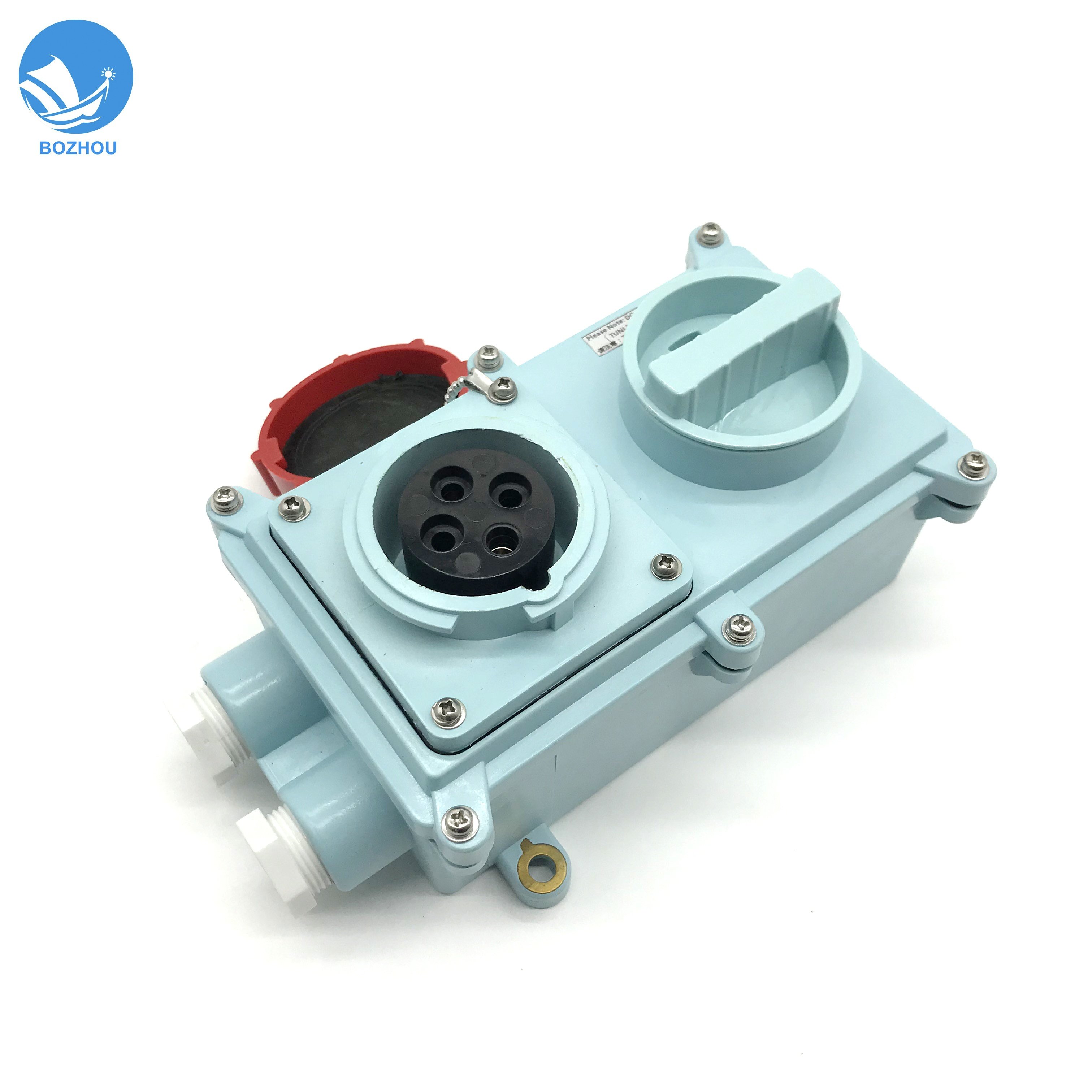 Marine IP56 20A waterproof receptacle 3P+E plug socket connector box 792774