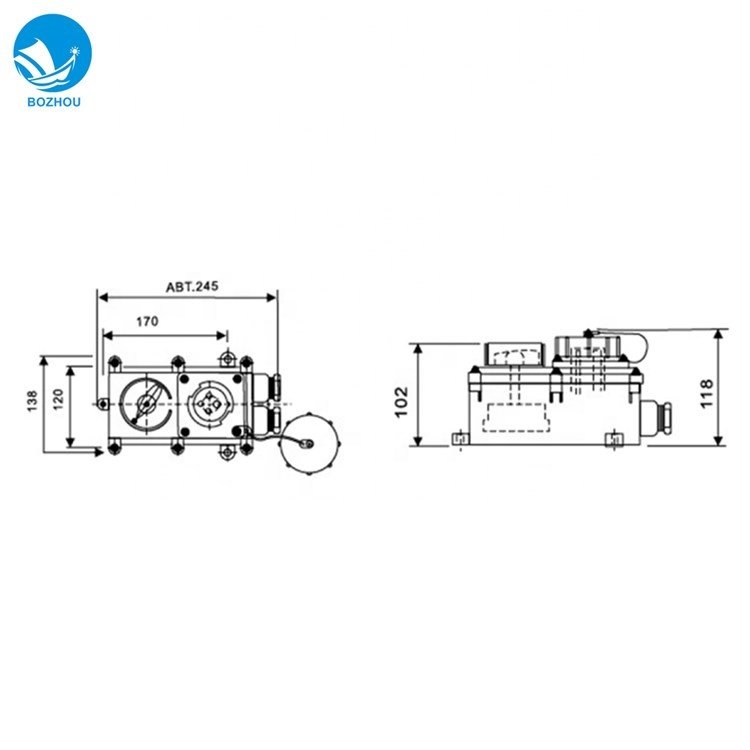 Marine IP56 20A waterproof receptacle 3P+E plug socket connector box 792774